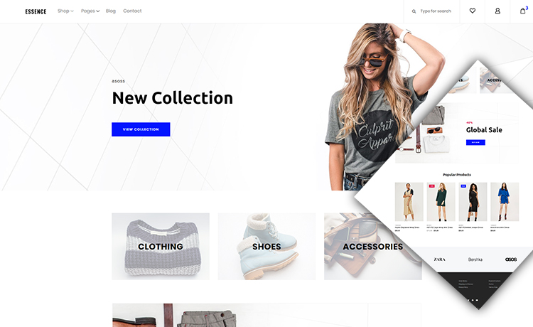 free eCommerce bootstrap template