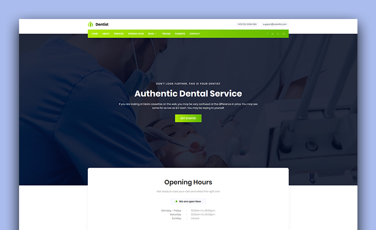 Simple and Powerful Free Bootstrap Medical Template