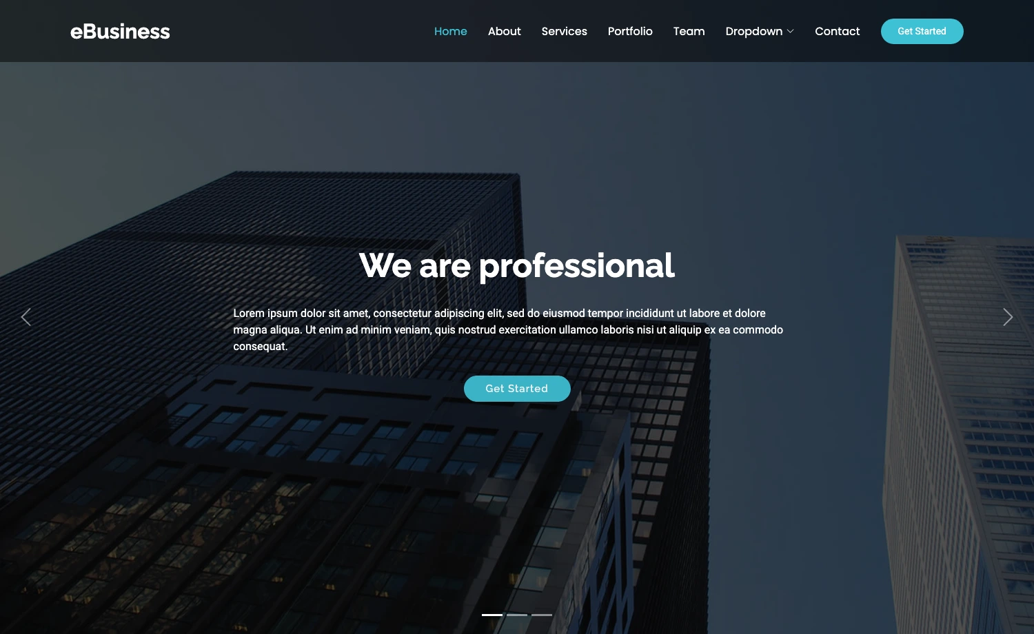 eBusiness - Multipurpose Business & Corporate Website Template