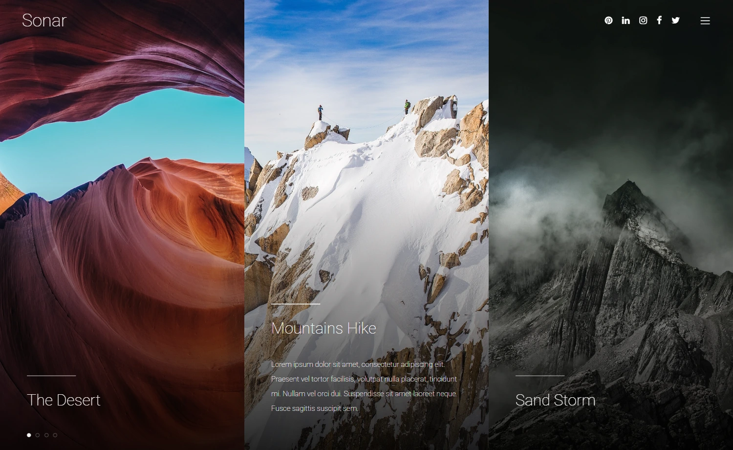 Free HTML5 Photography Website Template