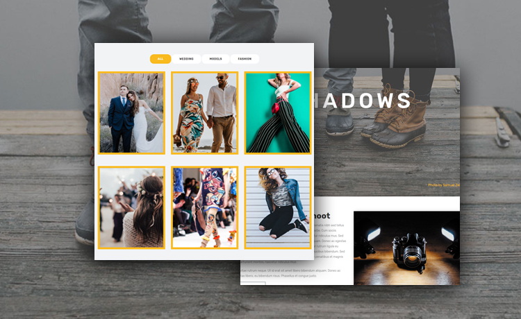 Creative and Highly Flexible Free Photography Website Template