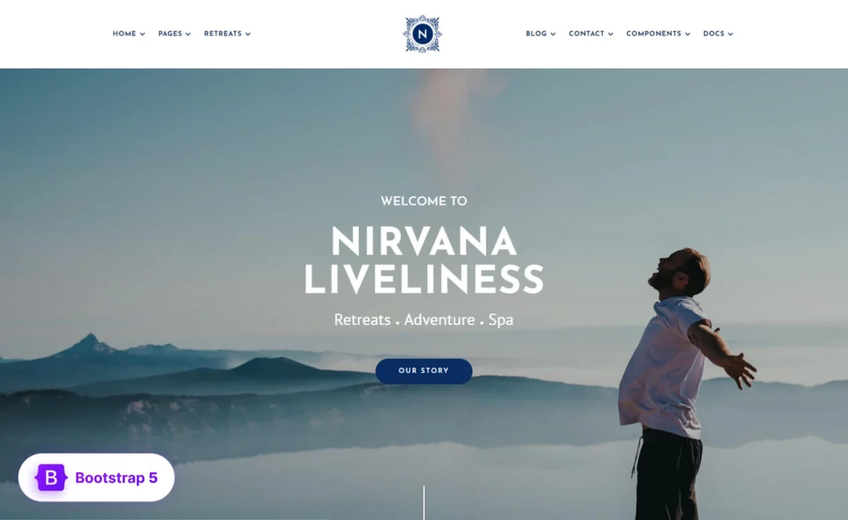 Nirvana - Premium Bootstrap 5 Template