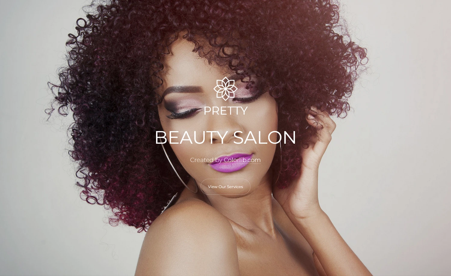 Free Bootstrap 4 HTML5 beauty salon website template
