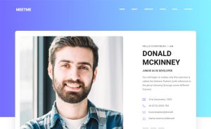 Meetme Free Bootstrap 4 Personal Portfolio Website Template For Web Developers Meetme Free Bootstrap 4 Personal Portfolio Website Template For Web Developers