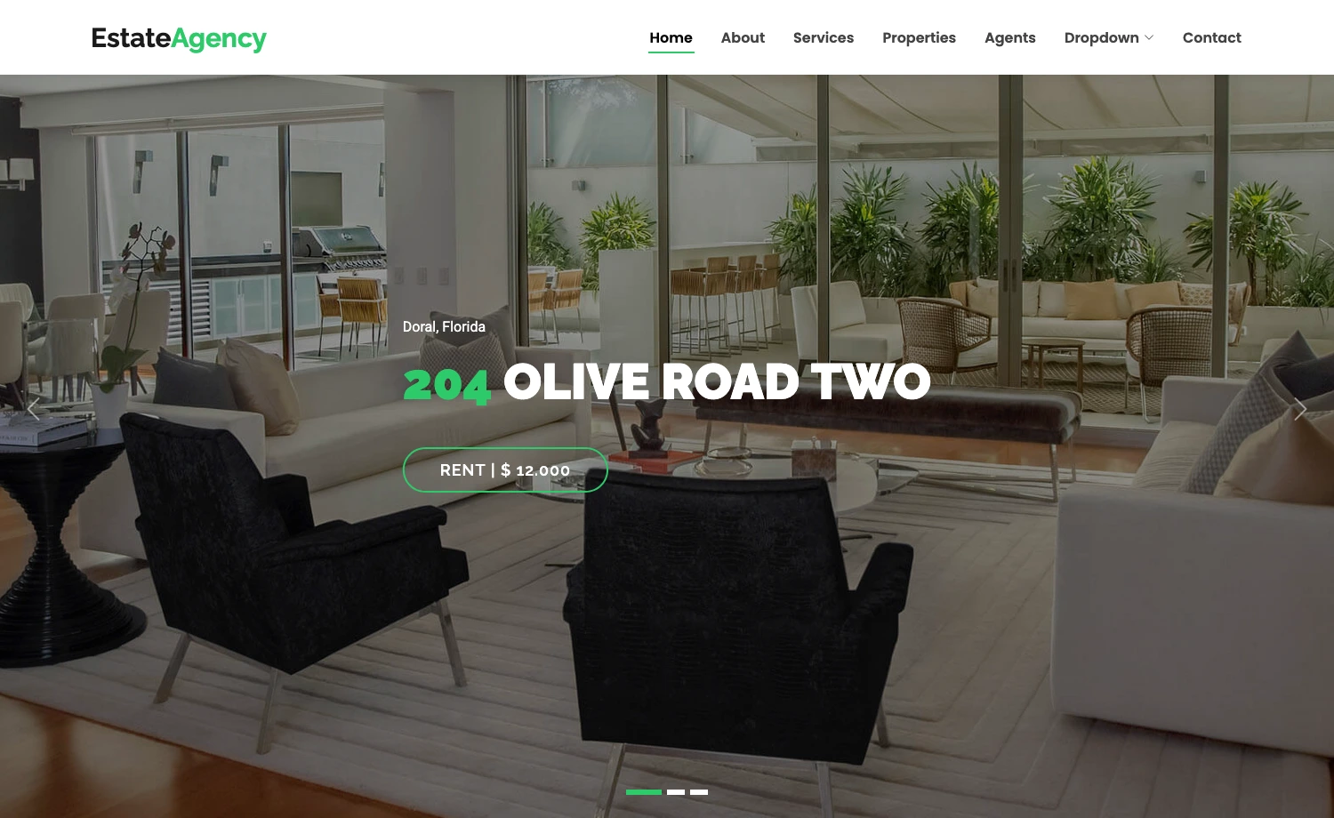 EstateAgency - Free Bootstrap 5 agency website template
