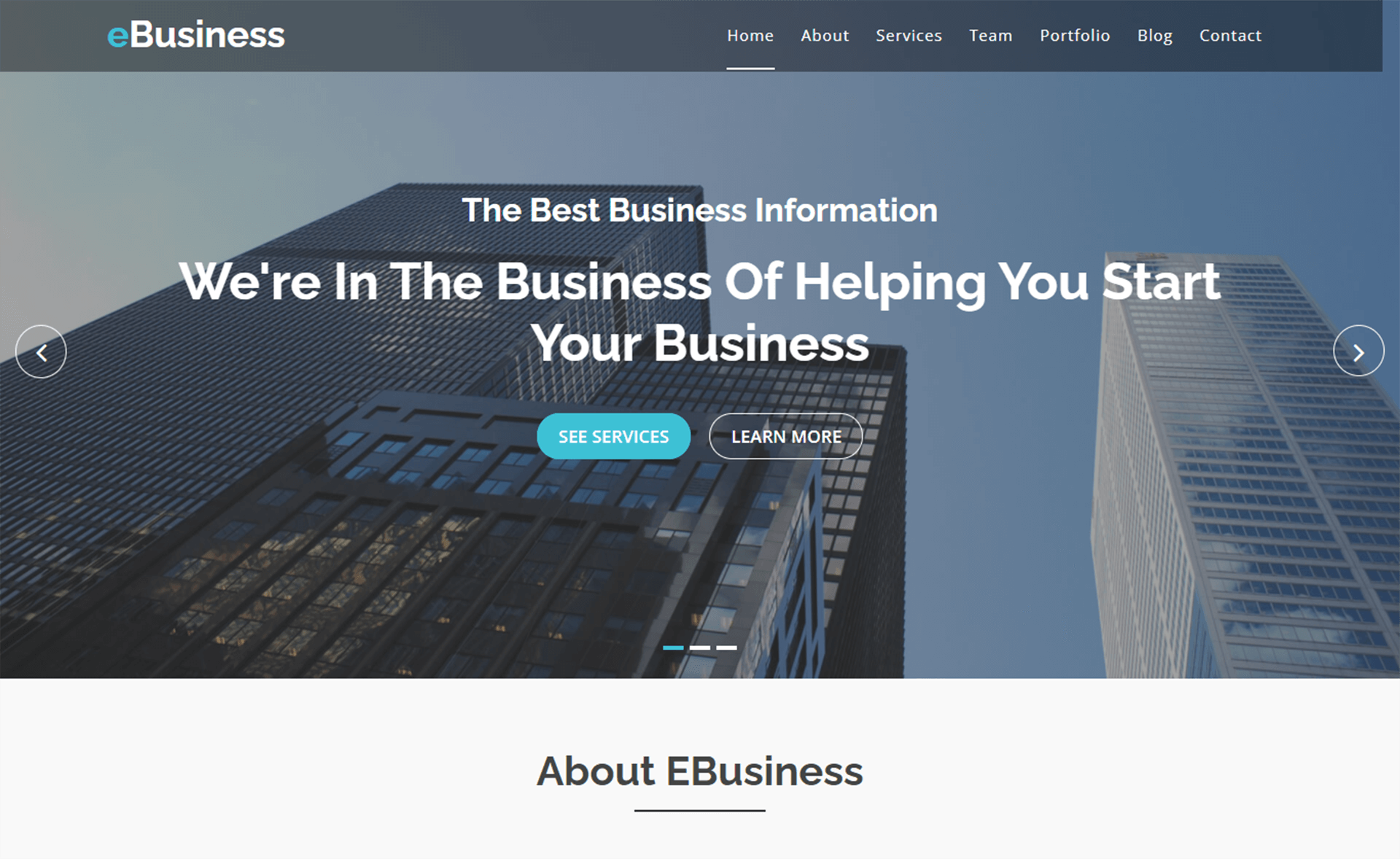 Multipurpose Bootstrap Corporate Website Template