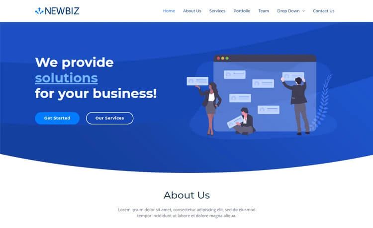 NewsBiz - Free Bootstrap 5 Corporate Business Website Template