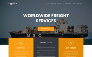 Logistics - Free HTML5 Bootstrap 4 Agency Website Template