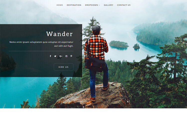 Free HTML5 Bootstrap 4 Travel Blog Template