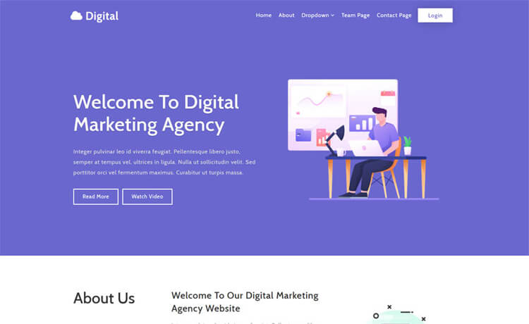 Free Bootstrap 4 Business Website Template