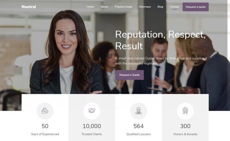 Free Bootstrap 4 HTML5 Business Website Template