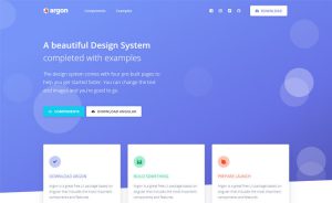 Argon Design System Angular - Free Bootstrap 4 Angular 7 Design System ...