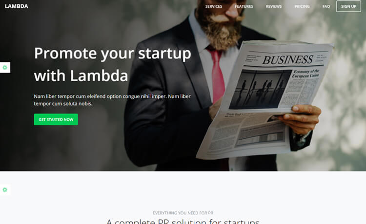 Free Bootstrap 4 HTML5 Business Website Template