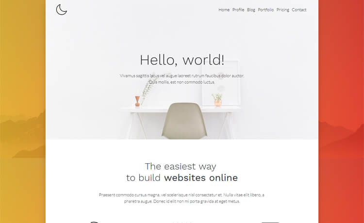 Free Bootstrap 4 HTML5 Portfolio Website Template