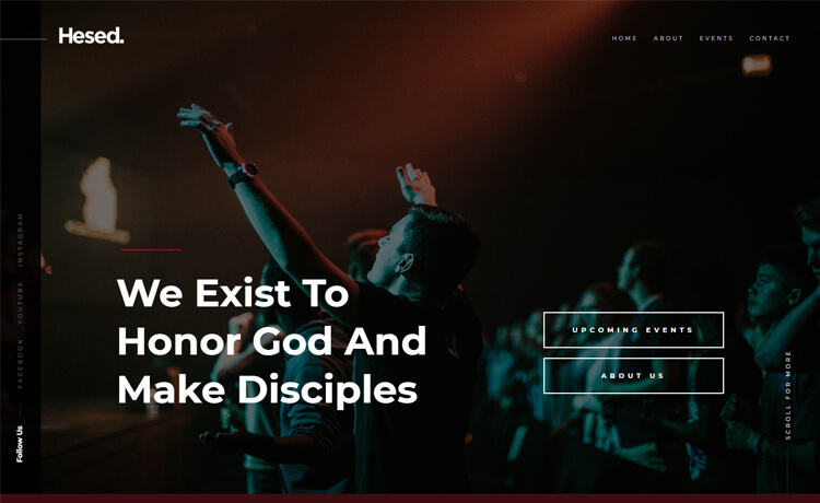 Free Responsive HTML5 Church Website Template