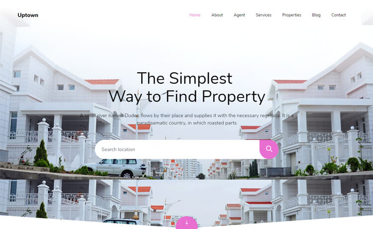 Free Bootstrap 4 HTML5 Real Estate Website Template