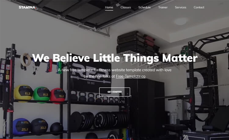 Free Responsive Bootstrap Sports Website Templates