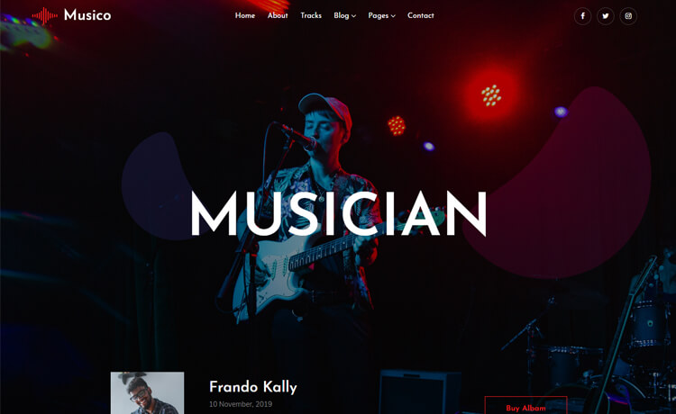 mixtape-free-bootstrap-4-html5-music-website-template