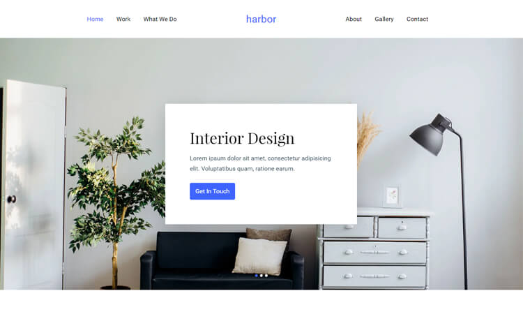 Free Bootstrap 4 Html5 Interior Design