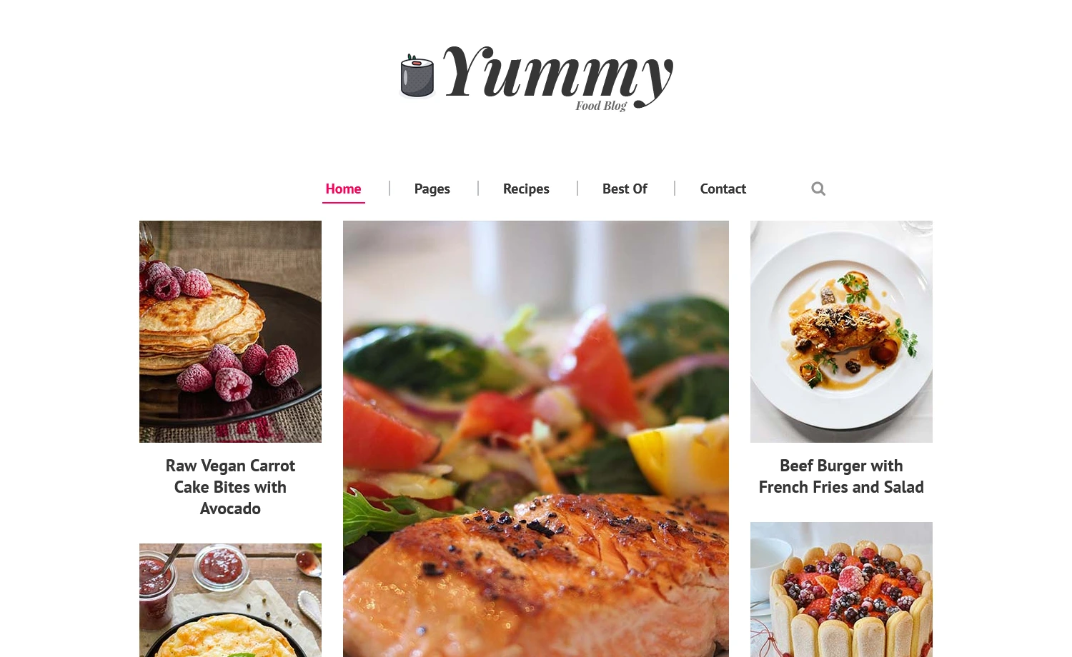 Free Bootstrap 4 HTML5 Food Magazine Website Template
