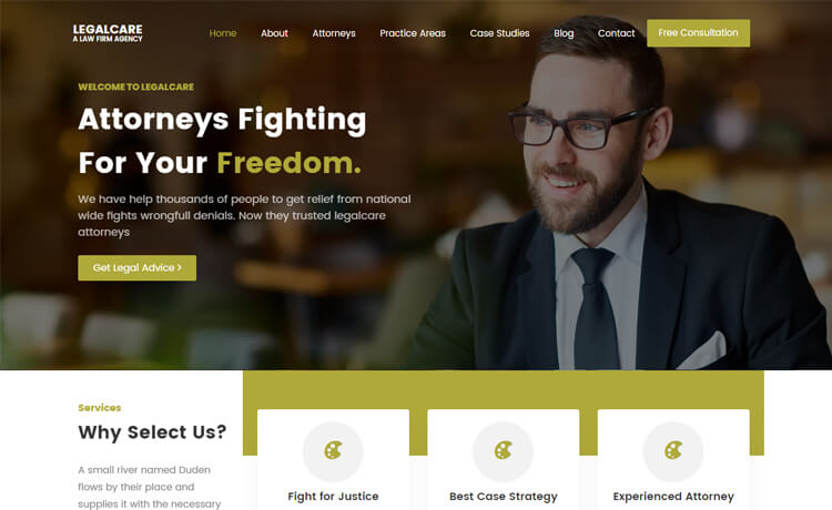 Law Firm Web Template
