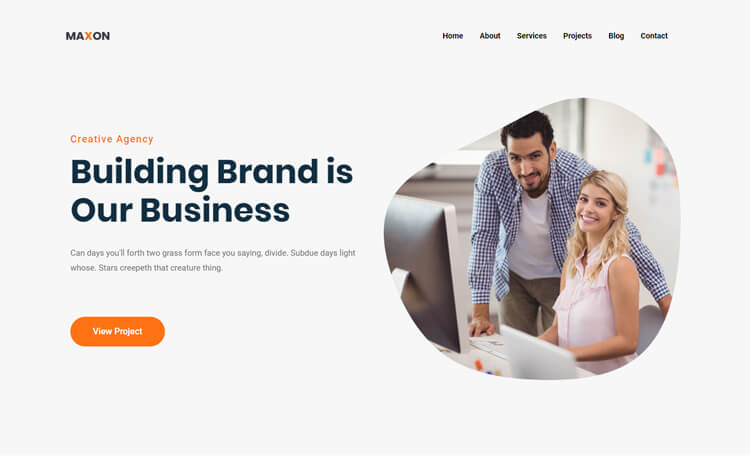Maxon Free Bootstrap 4 HTML5 Professional Business Website Template
