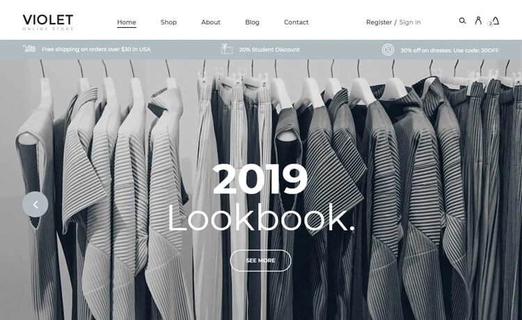 Free Bootstrap 4 HTML5 Responsive Ecommerce Website Template