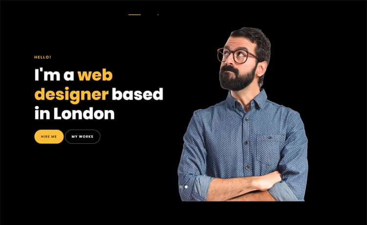 Clerk - Free One-page Bootstrap 4 Portfolio Website Template