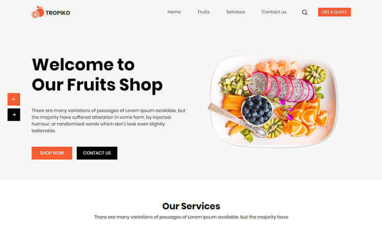 Free Bootstrap 4 HTML5 Online Store Website Template