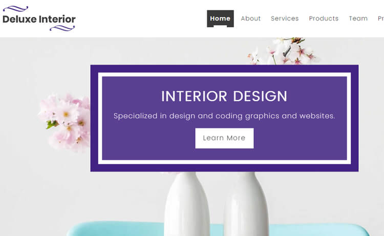 Free Bootstrap 4 HTML5 Agency Website Template For Interior Designers