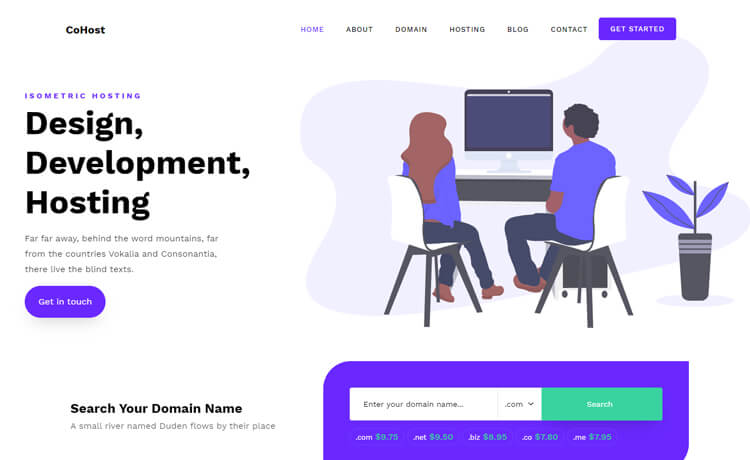 Free Bootstrap 4 HTML5 Agency Website Template