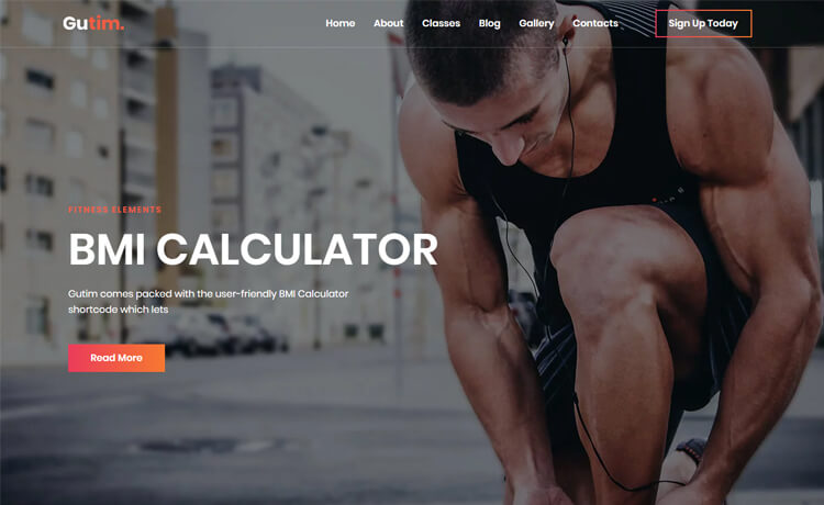 Free Bootstrap 4 HTML5 Fitness Website Template