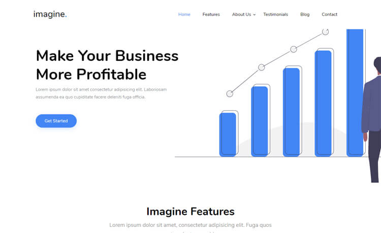 Free Bootstrap 4 HTML5 Business Website Template