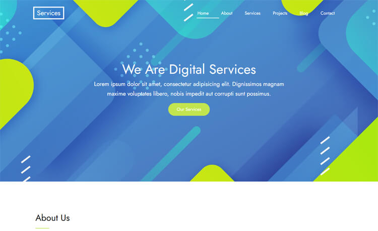 Free Bootstrap 4 HTML5 Agency Website Template