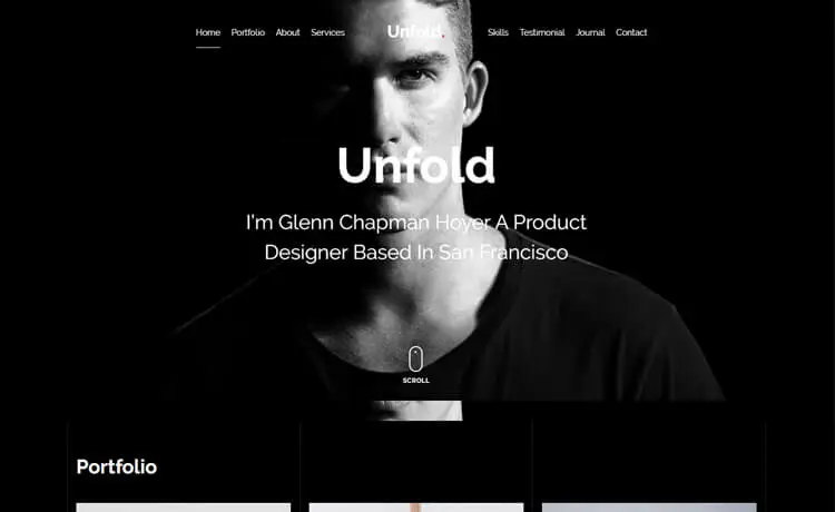 Free Bootstrap HTML5 Portfolio Website Template