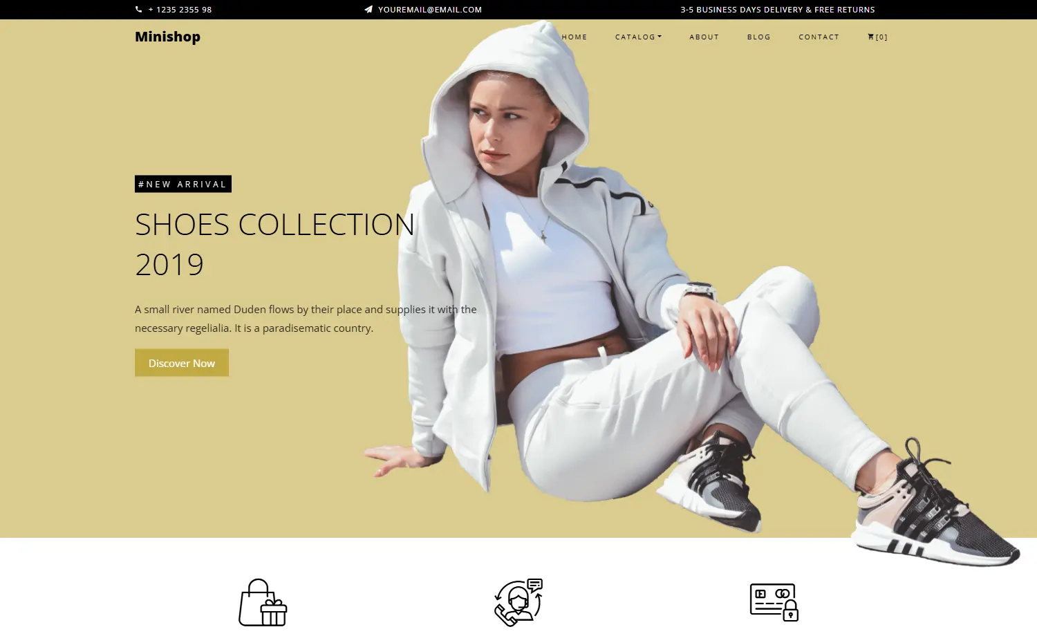 Free Bootstrap 4 HTML5 eCommerce Website Template