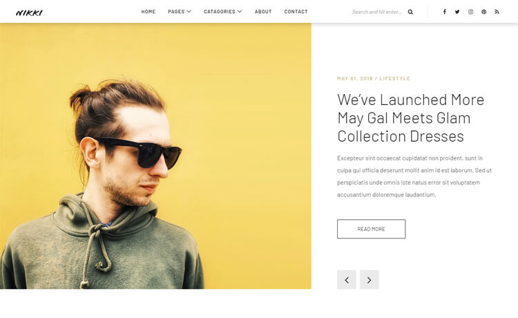 Free Bootstrap 4 HTML5 Magazine Website Template