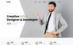 Free Bootstrap 4 HTML5 Responsive Portfolio Website Template