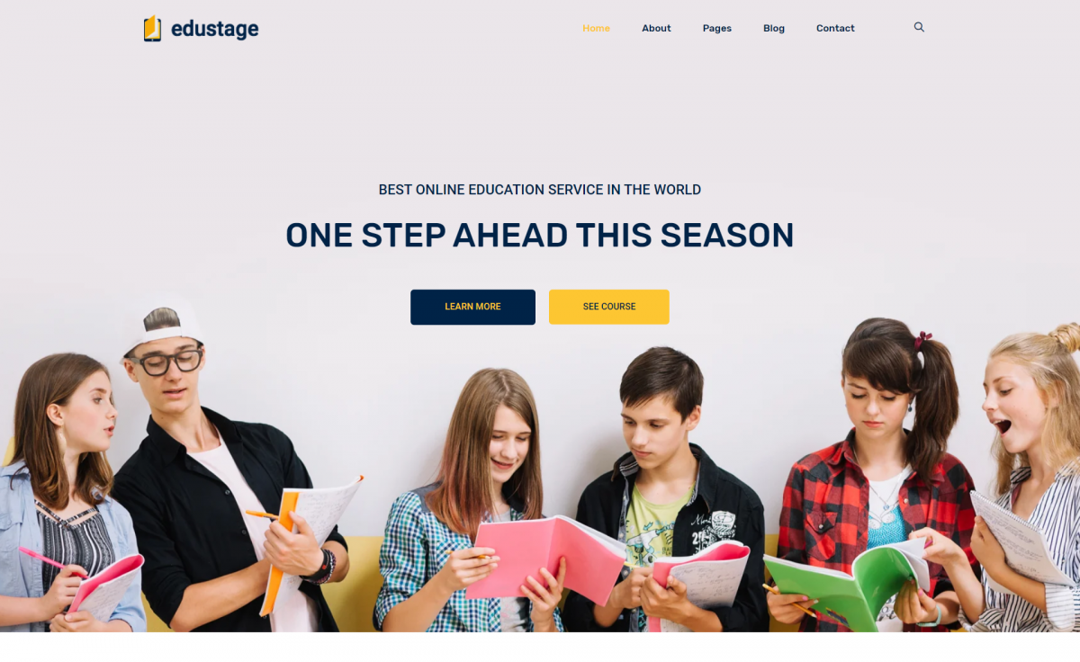 Free Responsive Bootstrap 4 HTML5 Educational Website Template
