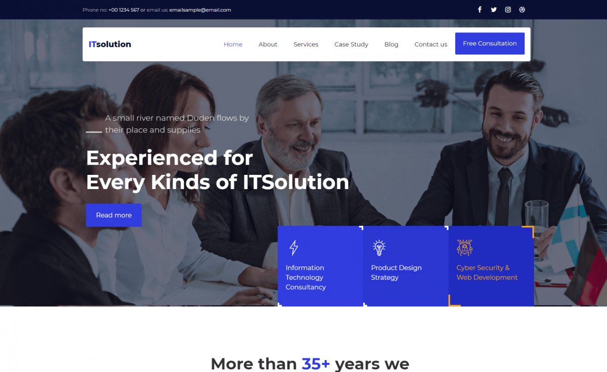 Free Bootstrap 4 HTML5 Digital Agency Website Template