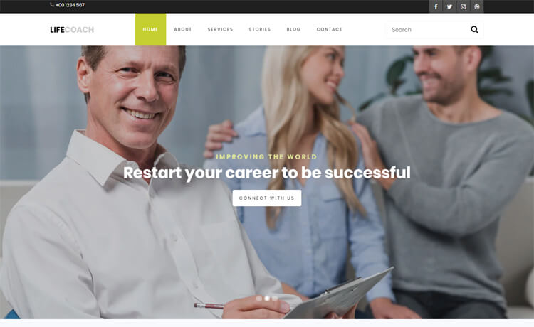 Coach - Free Bootstrap 4 HTML5 Coaching Website Template