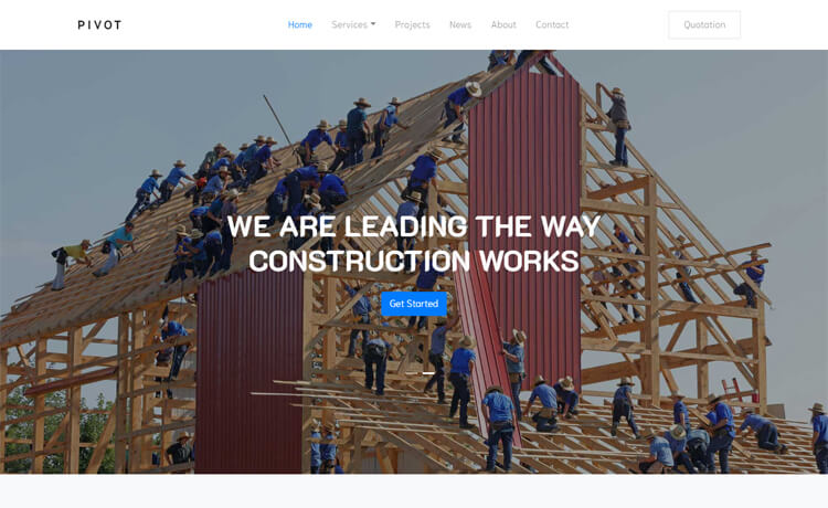 Pivot - Free Bootstrap 4 HTML5 Agency Website Template - ThemeWagon