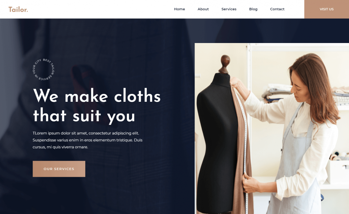 Free Responsive Bootstrap 4 HTML5 Fashion Website Template