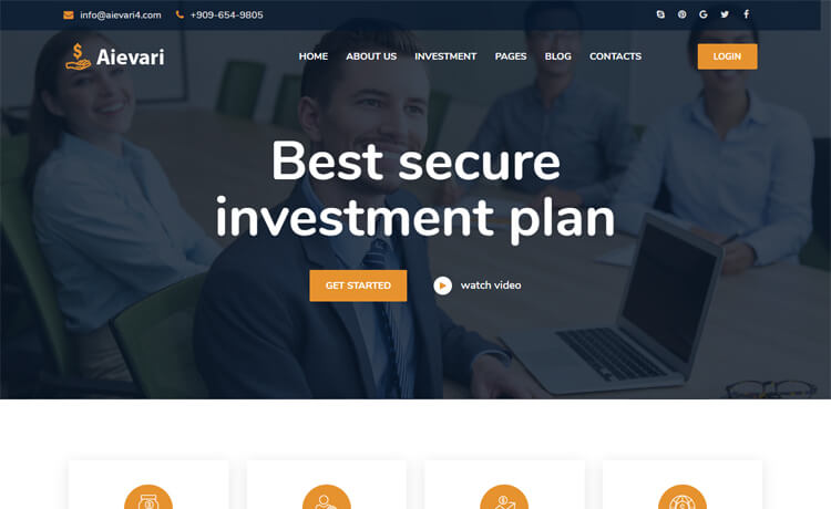 Free Investment Website Templates FREE PRINTABLE TEMPLATES