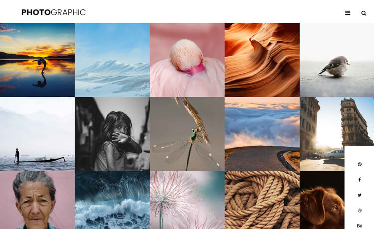 Photographer Free Bootstrap 4 HTML5 Photography Website Template
