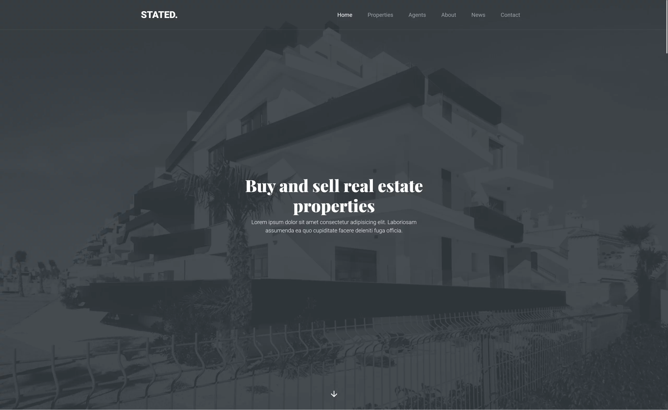 Stated - Free Bootstrap 4 Real Estate Website Template