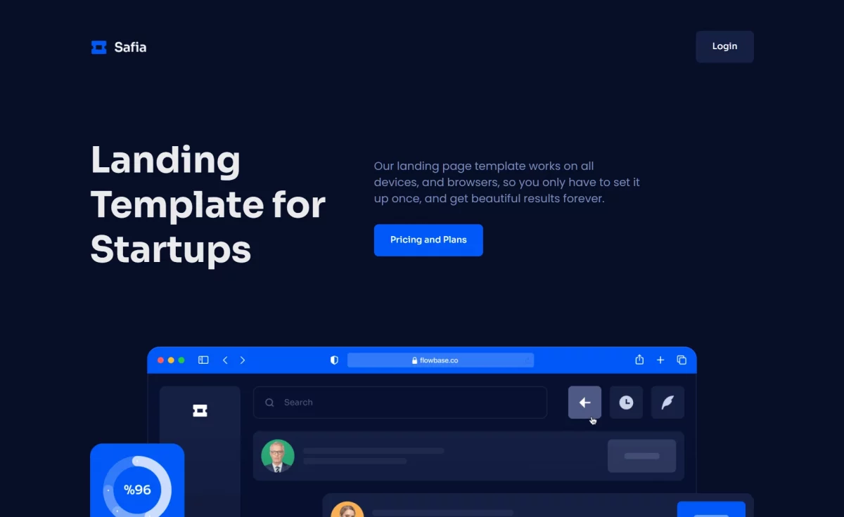 Safia - Free Bootstrap 5 HTML5 Landing Page Template