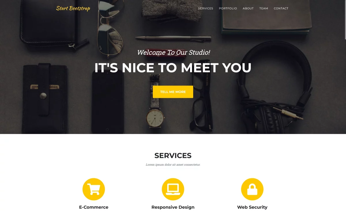 Agency - Free Bootstrap 5 Business Website Template