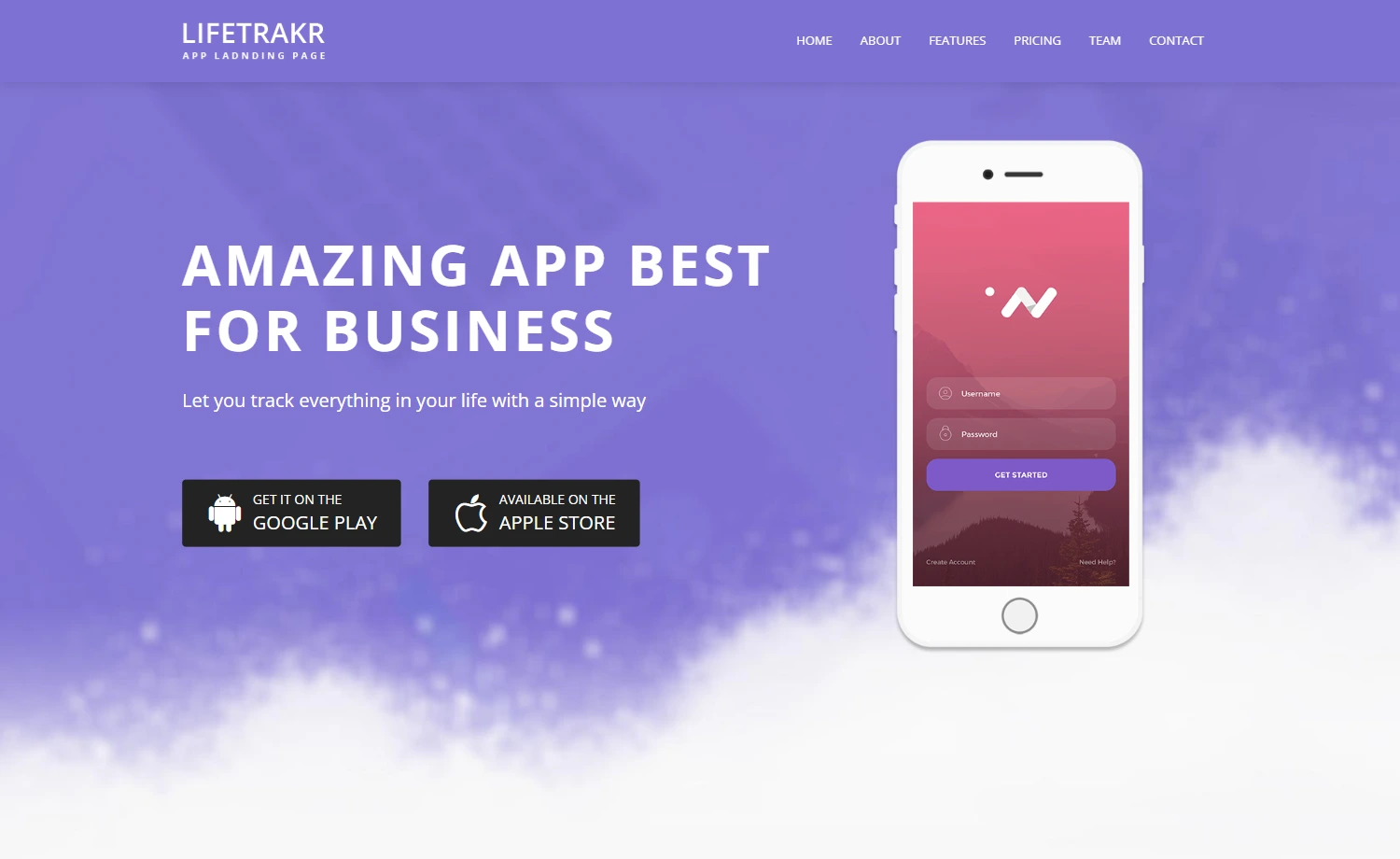 Free Bootstrap 4 HTML5 Landing Page Template