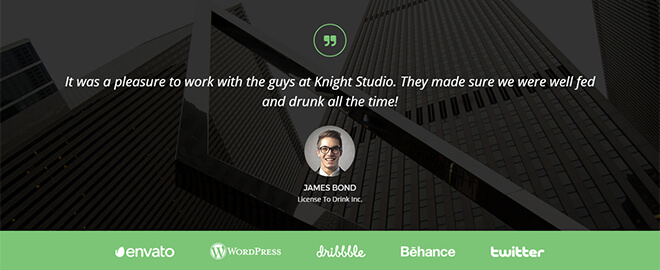 Knight-testimonial Free One Page Multipurpose Responsive Bootstrap Template